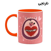 ماگ ( جعبه کادویی رایگان) اسم طهمورث قلب کد mgn14650