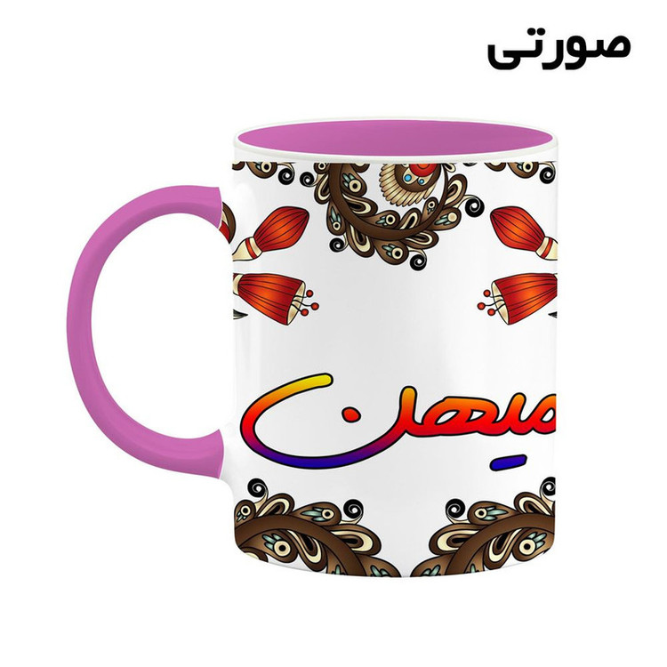ماگ ( جعبه کادویی رایگان) اسم میهن سنتی گل و بته کد mgh47890