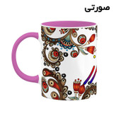 ماگ ( جعبه کادویی رایگان) اسم فرامرز سنتی گل و بته کد mgh46330