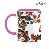 ماگ ( جعبه کادویی رایگان) اسم ستیا سنتی گل و بته کد mgh45579