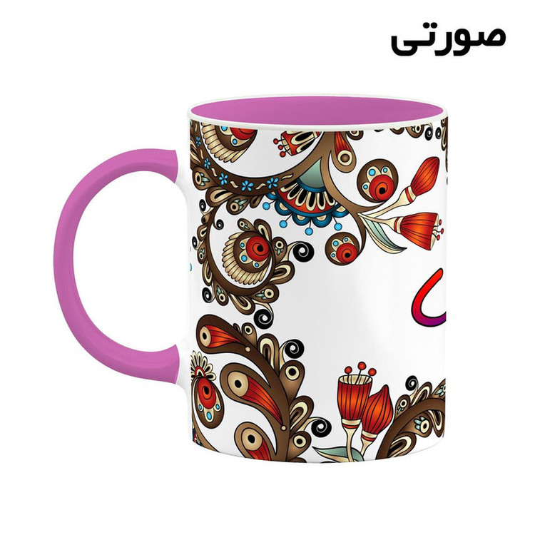 ماگ ( جعبه کادویی رایگان) اسم اتابک سنتی گل و بته کد mgh43262