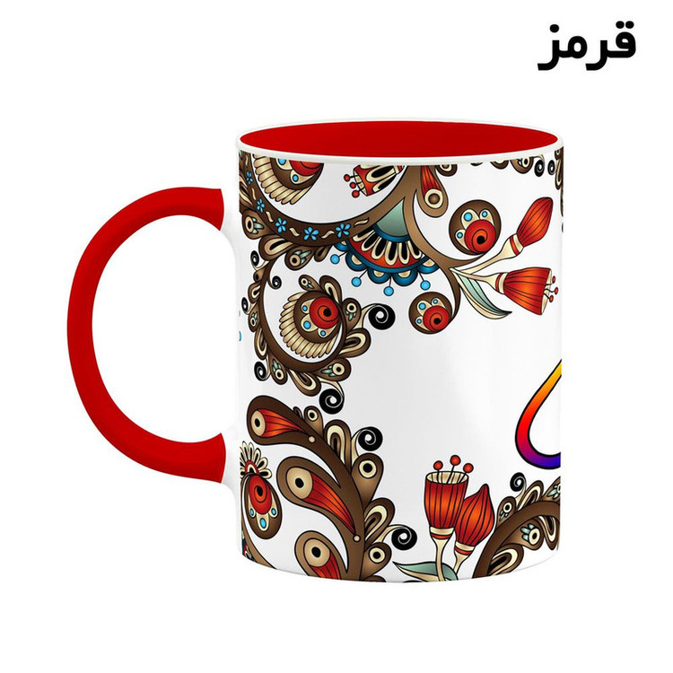 ماگ ( جعبه کادویی رایگان) اسم لیان سنتی گل و بته کد mgh46920