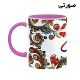 ماگ ( جعبه کادویی رایگان) اسم آرین سنتی گل و بته کد mgh43564