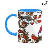 ماگ ( جعبه کادویی رایگان) اسم آتیلا سنتی گل و بته کد mgh43293