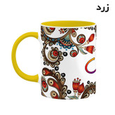 ماگ ( جعبه کادویی رایگان) اسم کوروش سنتی گل و بته کد mgh46617