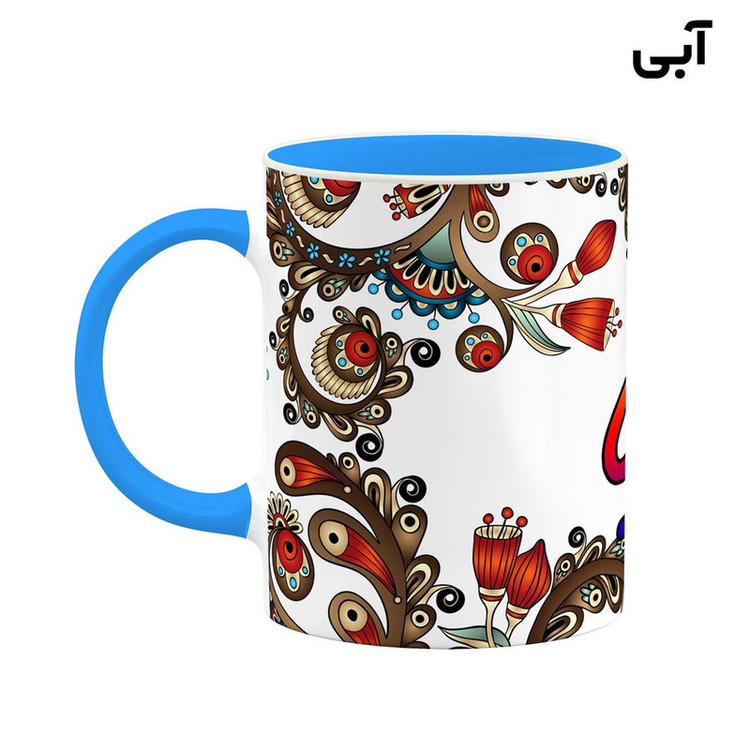ماگ ( جعبه کادویی رایگان) اسم آنیا سنتی گل و بته کد mgh43904