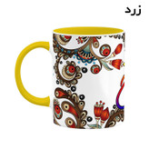ماگ ( جعبه کادویی رایگان) اسم فرخ سنتی گل و بته کد mgh46350