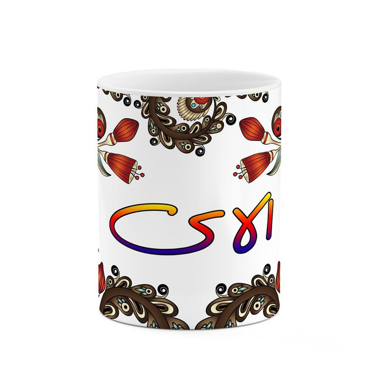 ماگ ( جعبه کادویی رایگان) اسم الای سنتی گل و بته کد mgh43708