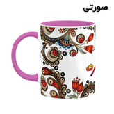 ماگ ( جعبه کادویی رایگان) اسم پریچهره سنتی گل و بته کد mgh44419