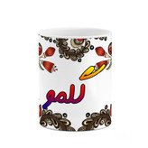 ماگ ( جعبه کادویی رایگان) اسم گلمو سنتی گل و بته کد mgh46816