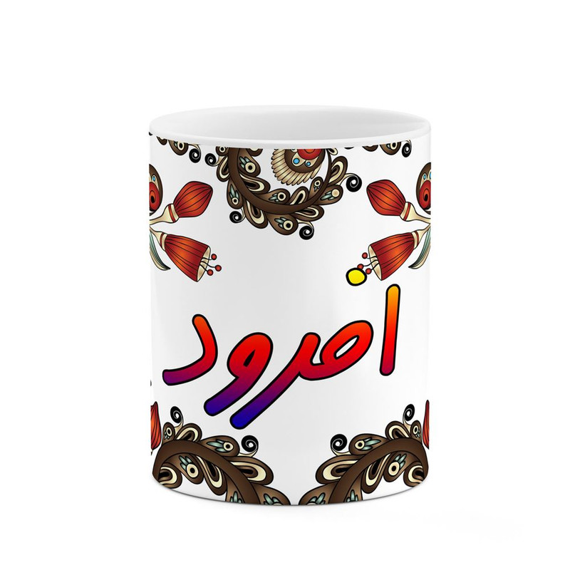 ماگ ( جعبه کادویی رایگان)     اسم افرود  سنتی گل و بته کد mgh43662