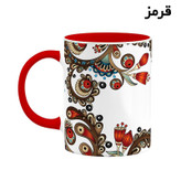 ماگ ( جعبه کادویی رایگان) اسم لیرا سنتی گل و بته کد mgh46923