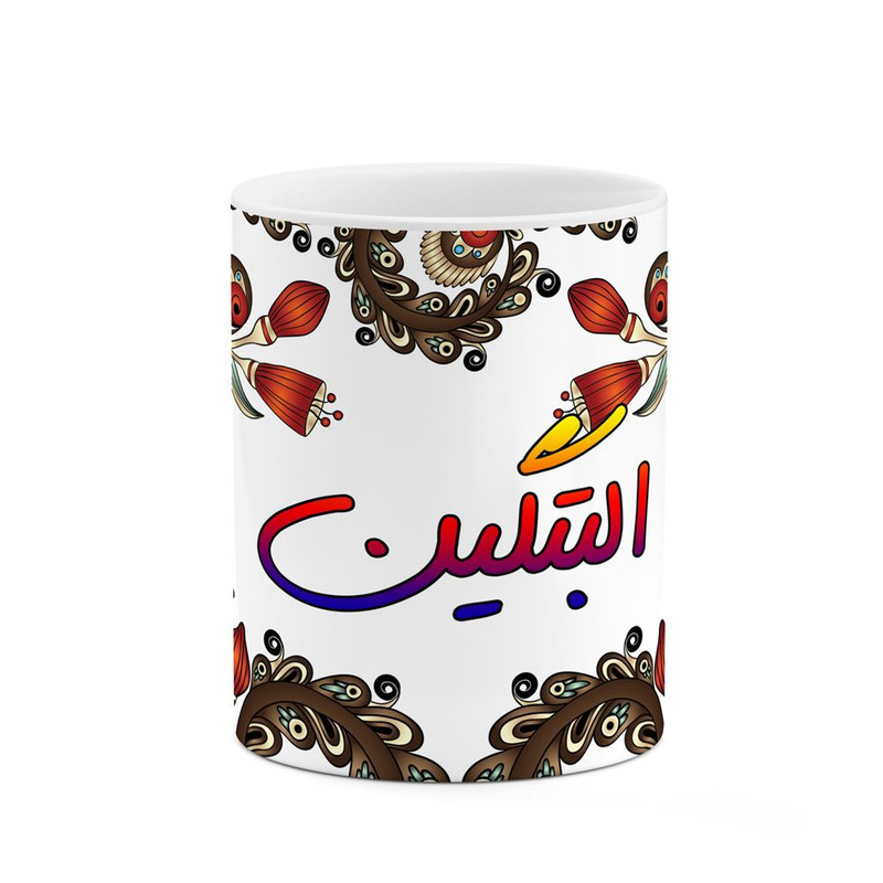 ماگ ( جعبه کادویی رایگان) اسم البتگین سنتی گل و بته کد mgh43709