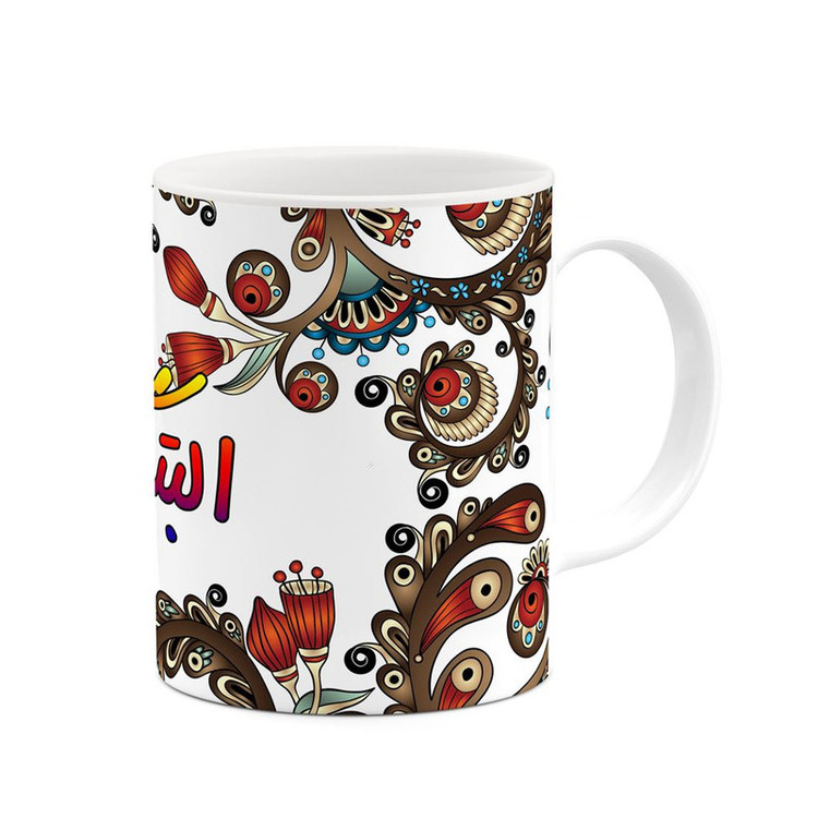 ماگ ( جعبه کادویی رایگان) اسم البتگین سنتی گل و بته کد mgh43709