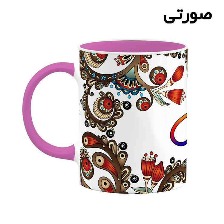 ماگ ( جعبه کادویی رایگان) اسم آلیش سنتی گل و بته کد mgh43744