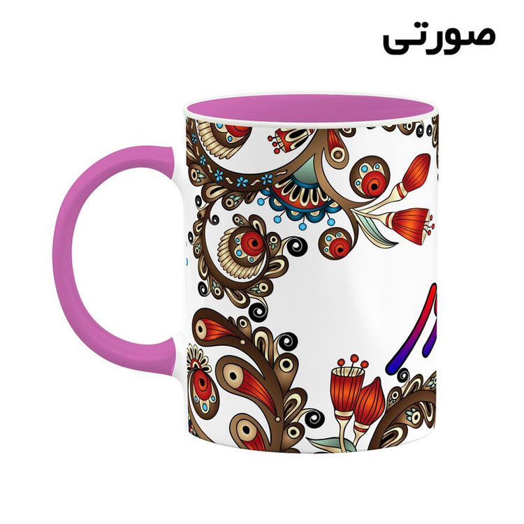 ماگ ( جعبه کادویی رایگان) اسم آتور سنتی گل و بته کد mgh43287