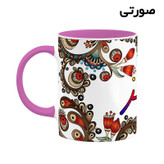 ماگ ( جعبه کادویی رایگان) اسم آتسز سنتی گل و بته کد mgh43278
