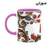 ماگ ( جعبه کادویی رایگان) اسم تیدا سنتی گل و بته کد mgh44612