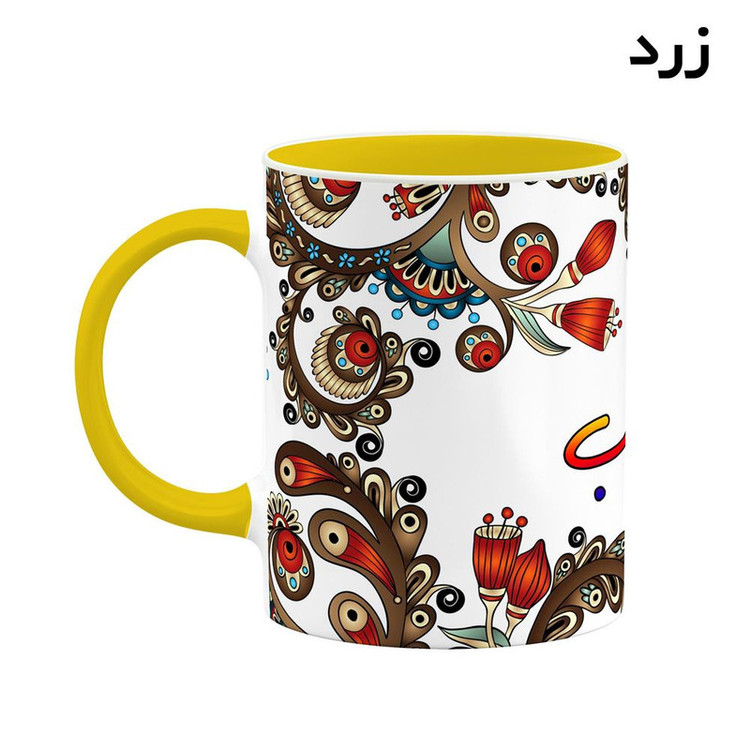 ماگ ( جعبه کادویی رایگان) اسم جاماسب سنتی گل و بته کد mgh44650