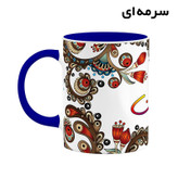 ماگ ( جعبه کادویی رایگان) اسم سپهرین سنتی گل و بته کد mgh45565