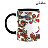 ماگ ( جعبه کادویی رایگان) اسم سنباد سنتی گل و بته کد mgh45653