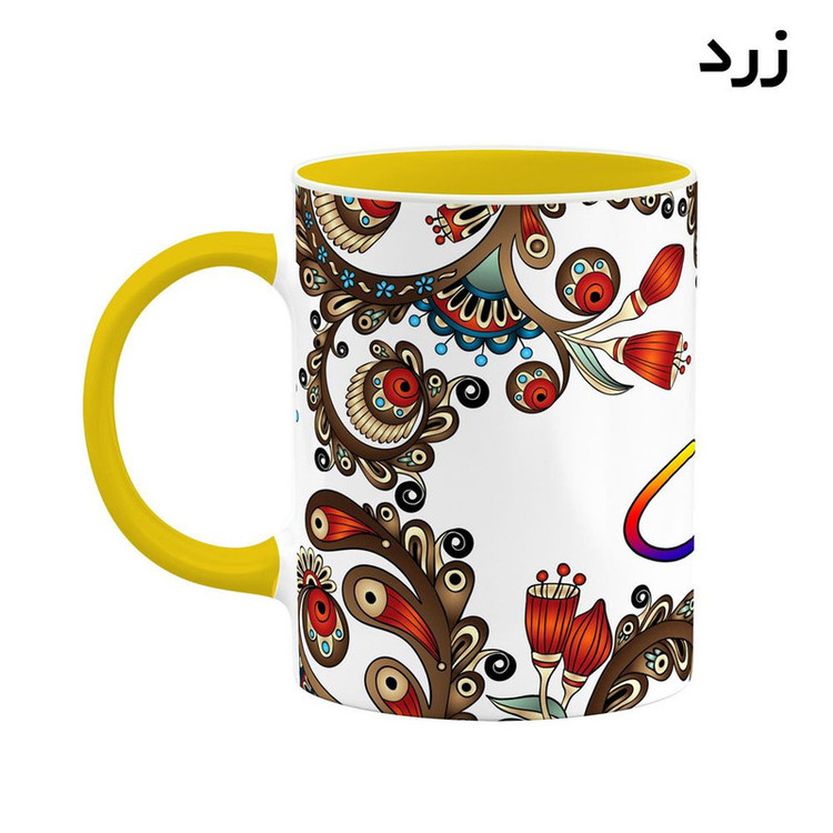 ماگ ( جعبه کادویی رایگان) اسم سمین سنتی گل و بته کد mgh45648