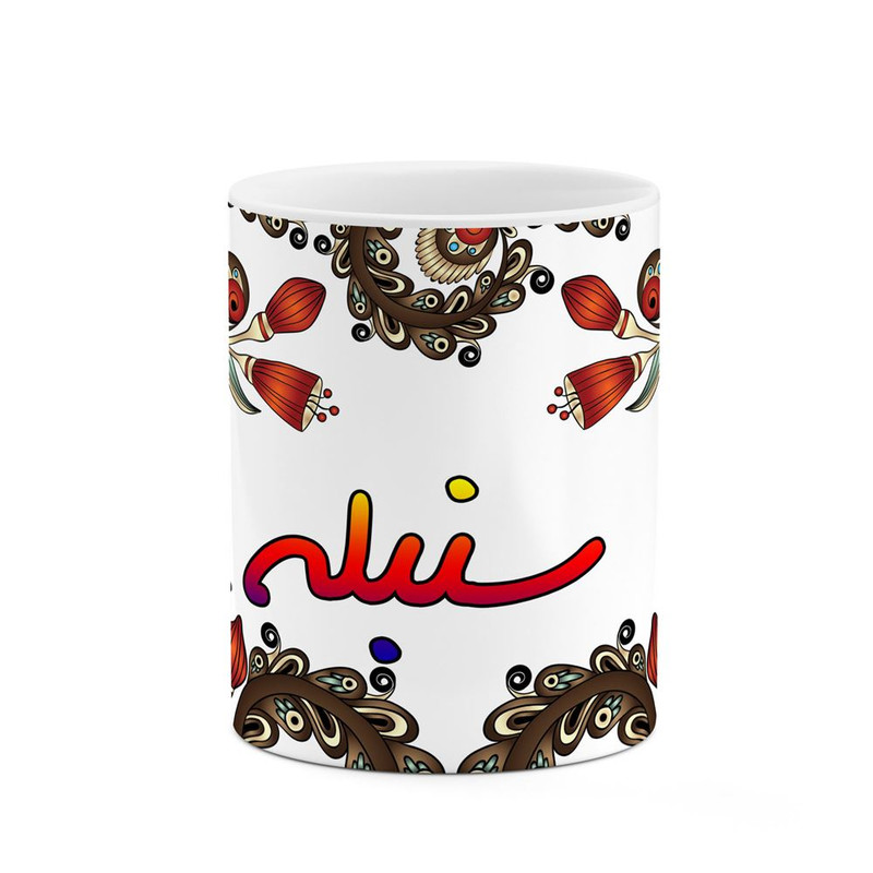 ماگ ( جعبه کادویی رایگان)     اسم سنبله  سنتی گل و بته کد mgh45655