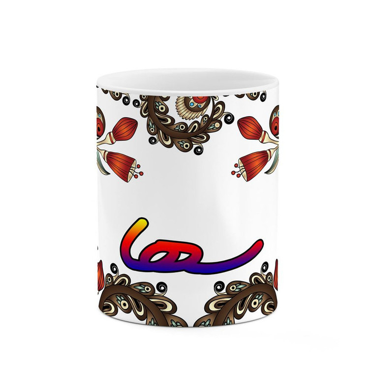 ماگ ( جعبه کادویی رایگان) اسم سها سنتی گل و بته کد mgh45660