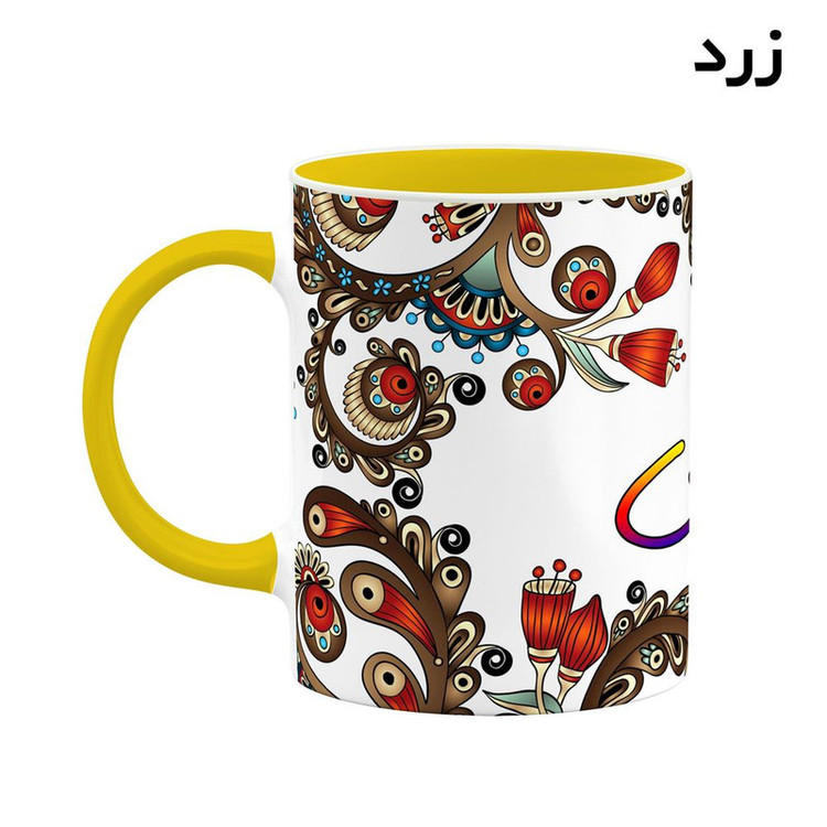 ماگ ( جعبه کادویی رایگان) اسم سورین سنتی گل و بته کد mgh45678