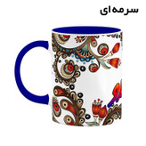 ماگ ( جعبه کادویی رایگان) اسم سیلاو سنتی گل و بته کد mgh45719