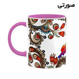 ماگ ( جعبه کادویی رایگان) اسم سیلاو سنتی گل و بته کد mgh45719