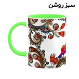 ماگ ( جعبه کادویی رایگان) اسم سیلاو سنتی گل و بته کد mgh45719