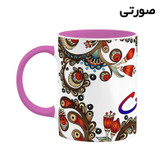 ماگ ( جعبه کادویی رایگان) اسم سئوگی سنتی گل و بته کد mgh45733
