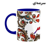 ماگ ( جعبه کادویی رایگان) اسم شادمهر سنتی گل و بته کد mgh45747
