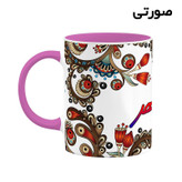 ماگ ( جعبه کادویی رایگان) اسم شادمهر سنتی گل و بته کد mgh45747