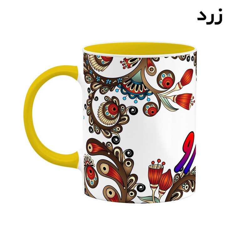 ماگ ( جعبه کادویی رایگان) اسم شارو سنتی گل و بته کد mgh45767