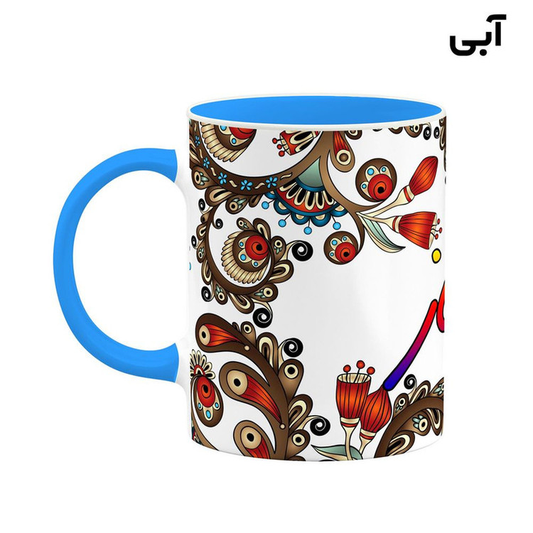 ماگ ( جعبه کادویی رایگان) اسم شاناز سنتی گل و بته کد mgh45778