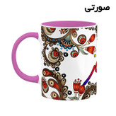 ماگ ( جعبه کادویی رایگان) اسم شاناز سنتی گل و بته کد mgh45778