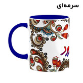ماگ ( جعبه کادویی رایگان) اسم شاهرود سنتی گل و بته کد mgh45788