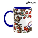 ماگ ( جعبه کادویی رایگان) اسم شایلی سنتی گل و بته کد mgh45810