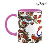 ماگ ( جعبه کادویی رایگان) اسم شیدرخ سنتی گل و بته کد mgh45927