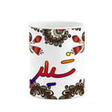 ماگ ( جعبه کادویی رایگان) اسم شیلر سنتی گل و بته کد mgh45943