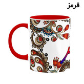 ماگ ( جعبه کادویی رایگان) اسم شیلر سنتی گل و بته کد mgh45943