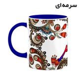ماگ ( جعبه کادویی رایگان) اسم شیلر سنتی گل و بته کد mgh45943