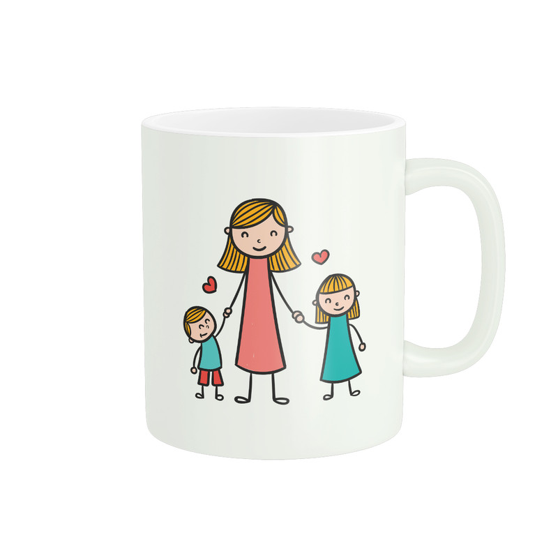 ماگ ( جعبه کادویی رایگان)   مادر و بچه ها کد DKC26