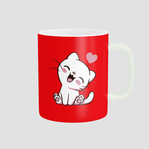 ماگ گربه خندان کد DKC172