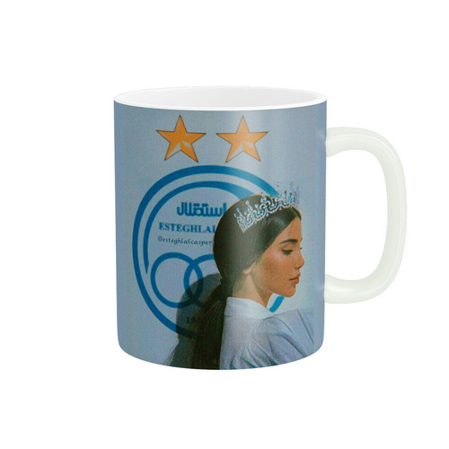 ماگ ( جعبه کادویی رایگان) استقلال تاج دخترونه کد 1388