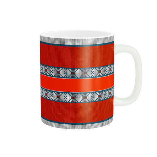 ماگ ( جعبه کادویی رایگان) بافت زمستانی کد 479