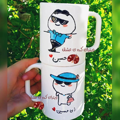 ست زوج ست زن و شوهری ماگ ( جعبه کادویی رایگان) - لیوان ( درجه 1)