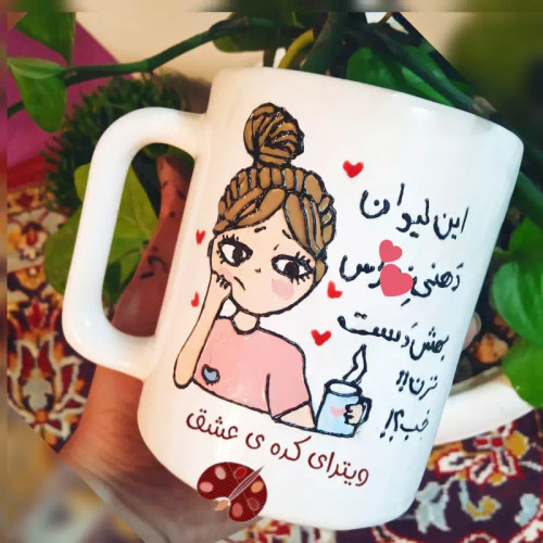 ماگ ( جعبه کادویی رایگان) دخترانه فانتزی ماگ ( جعبه کادویی رایگان) کیوت قابلیت اسم قابل سفارش به سلیقه شما